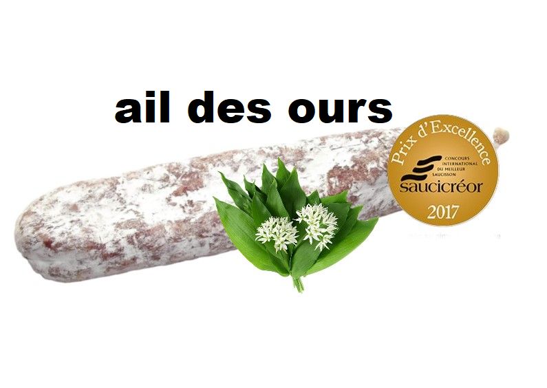 saucisson a l'ail des ours
