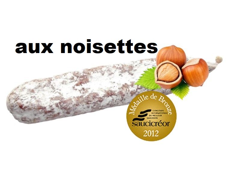 saucisson aux noisettes