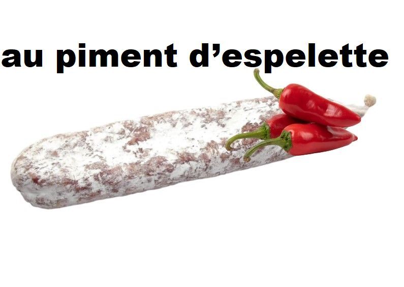 saucisson au piment d'Espelette